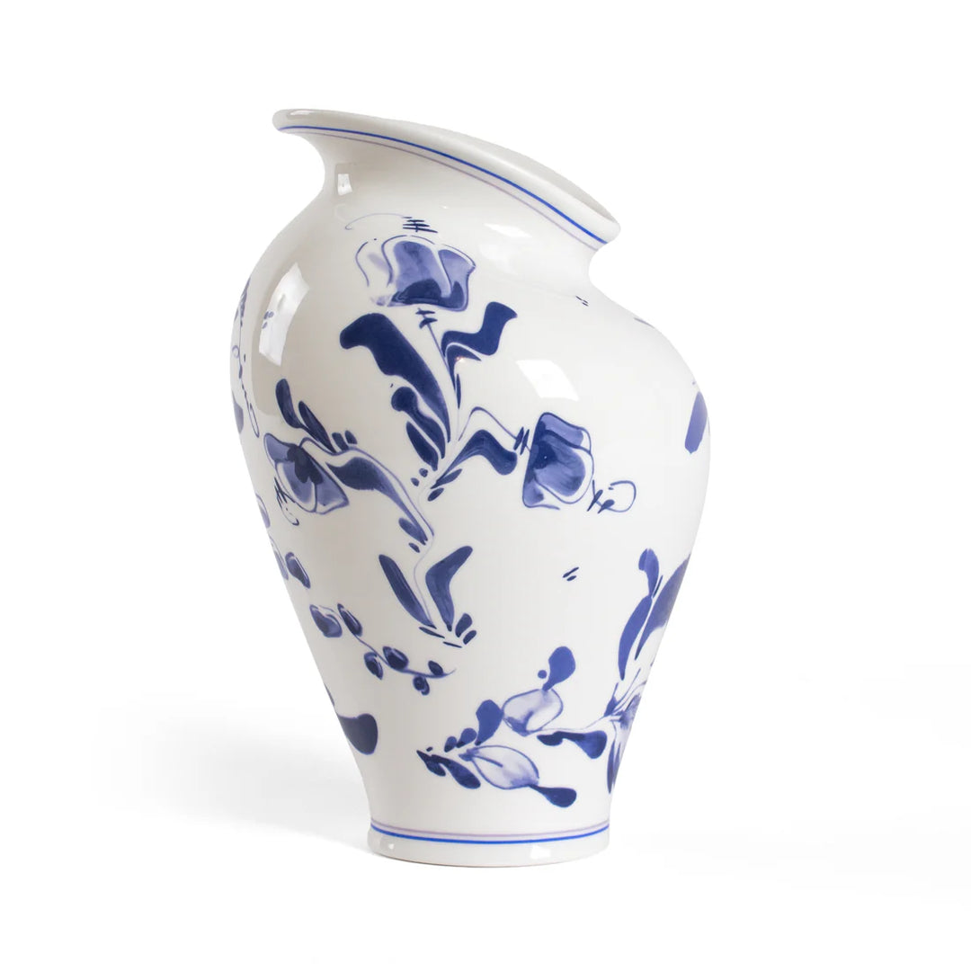 Classics on acid - FLORAL DELFT vase