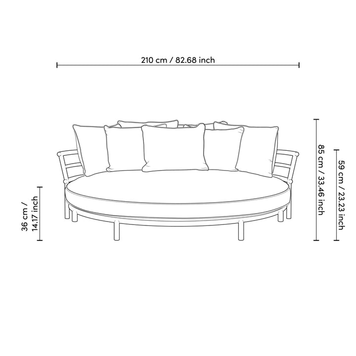 SOFA LAGUNO REDONDO EH