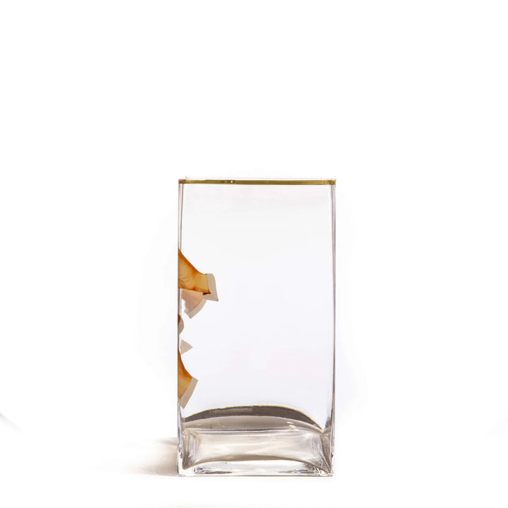 Glass vase big Lipstick