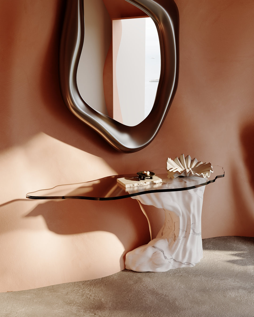 VANGUARD MARBLE CONSOLE