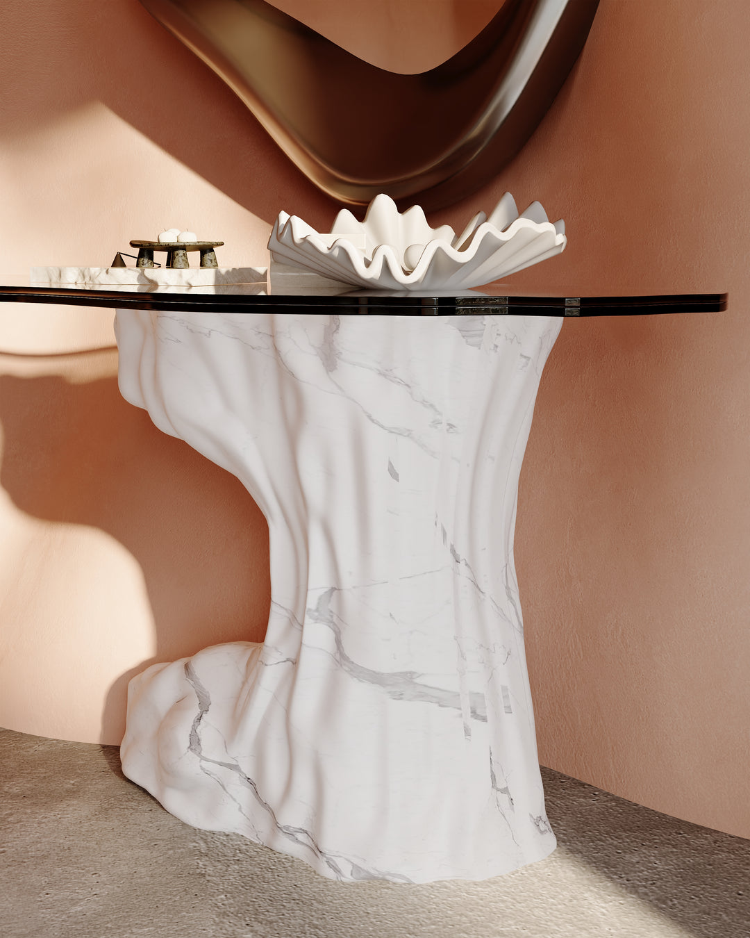 VANGUARD MARBLE CONSOLE