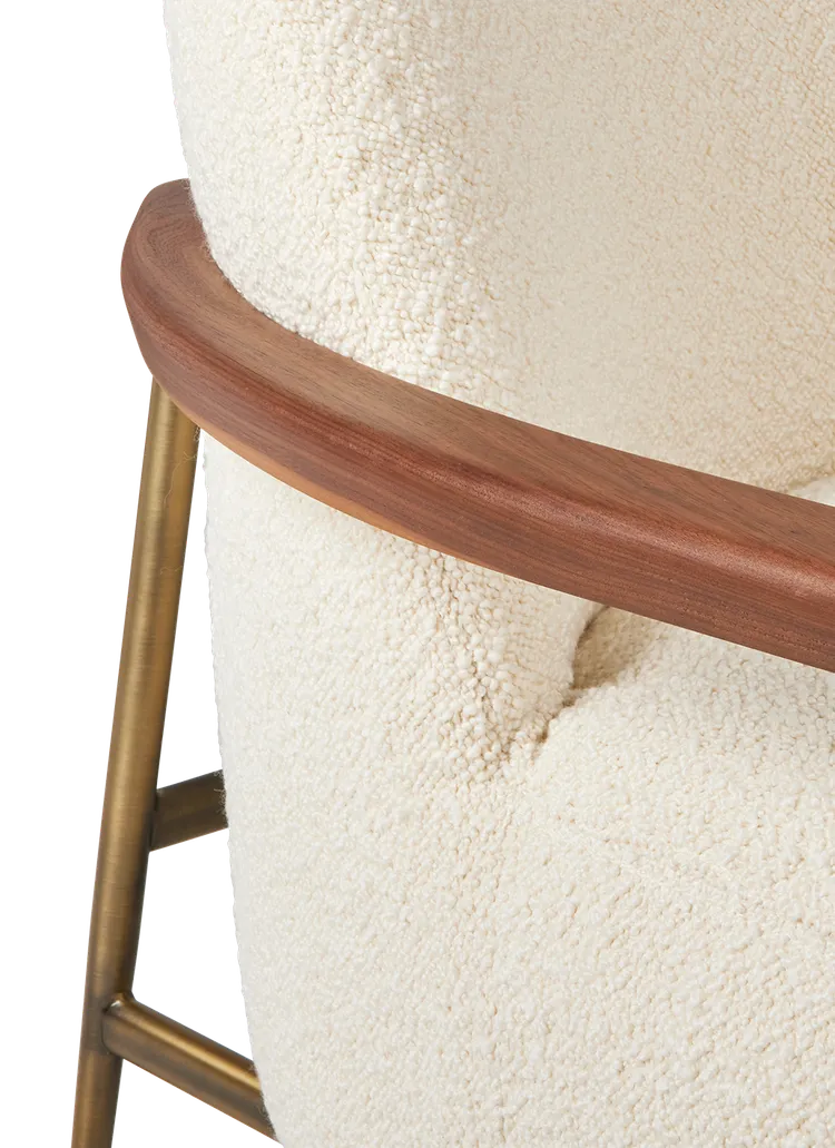 SILLÓN SEJOUR DORADO