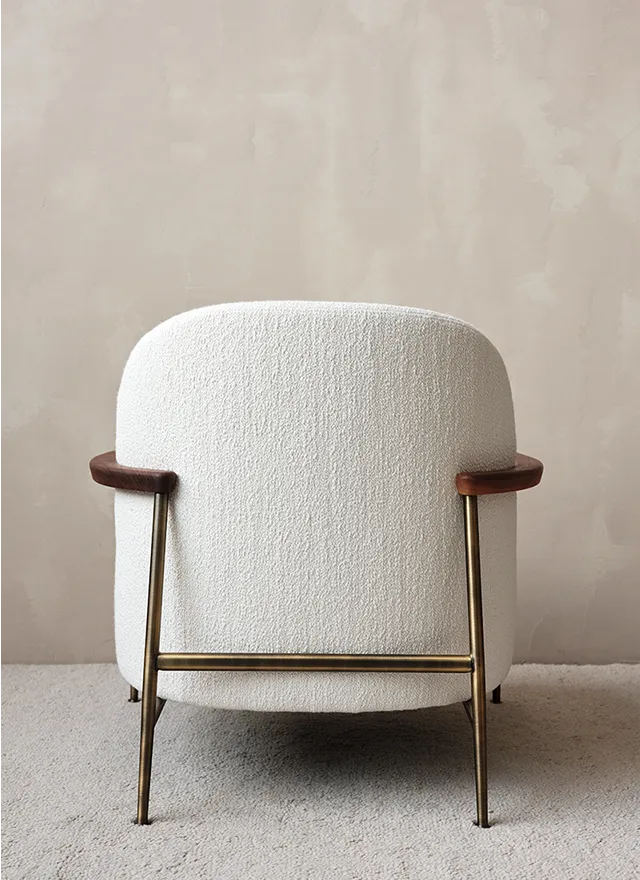 SILLÓN SEJOUR DORADO