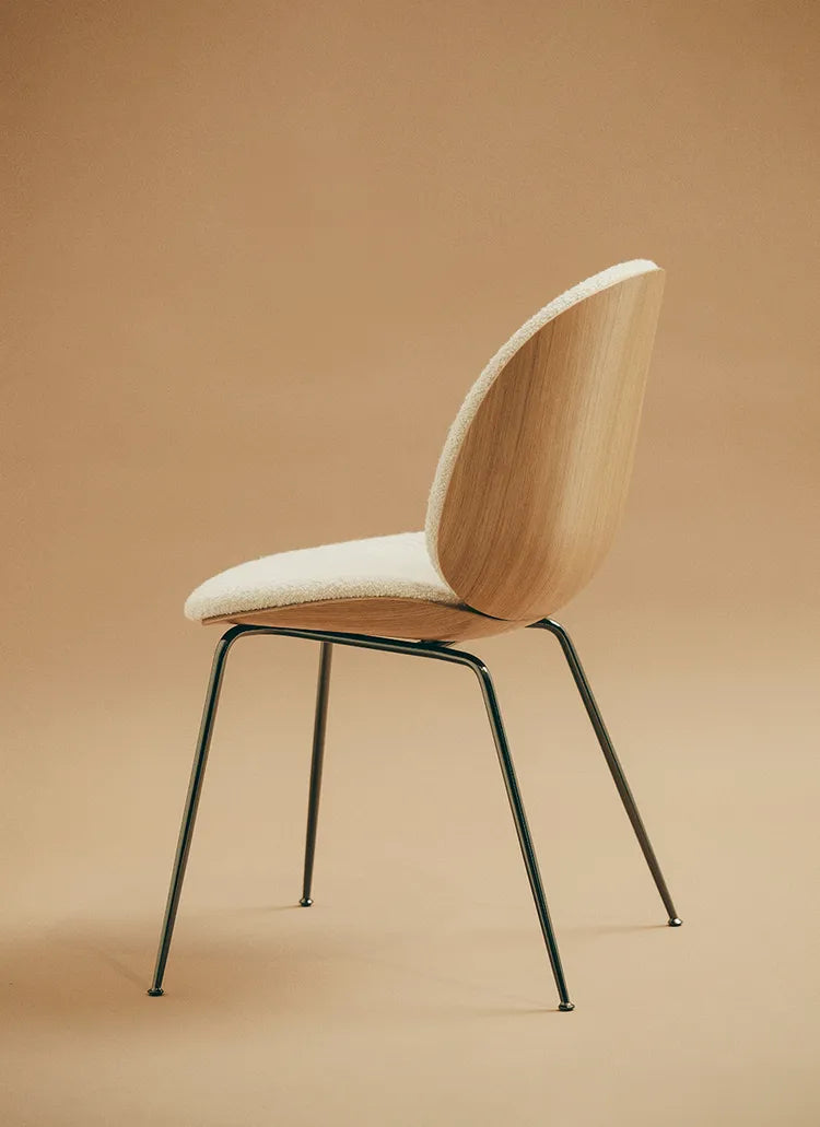 CHAISE DE SALLE À MANGER EN PLACAGE BEETLE