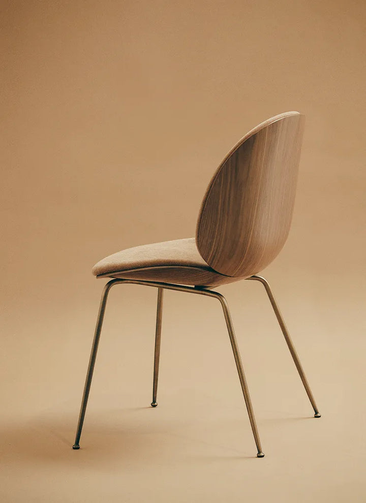 CHAISE DE SALLE À MANGER EN PLACAGE BEETLE