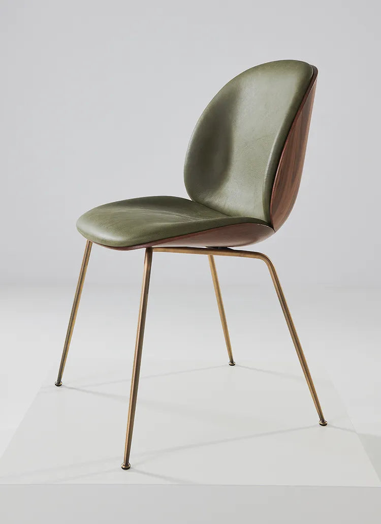 CHAISE DE SALLE À MANGER EN PLACAGE BEETLE