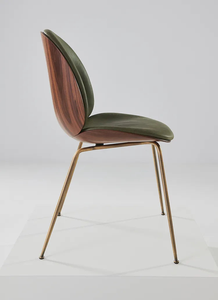 CHAISE DE SALLE À MANGER EN PLACAGE BEETLE