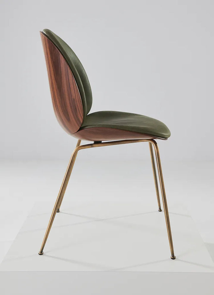 CHAISE DE SALLE À MANGER EN PLACAGE BEETLE
