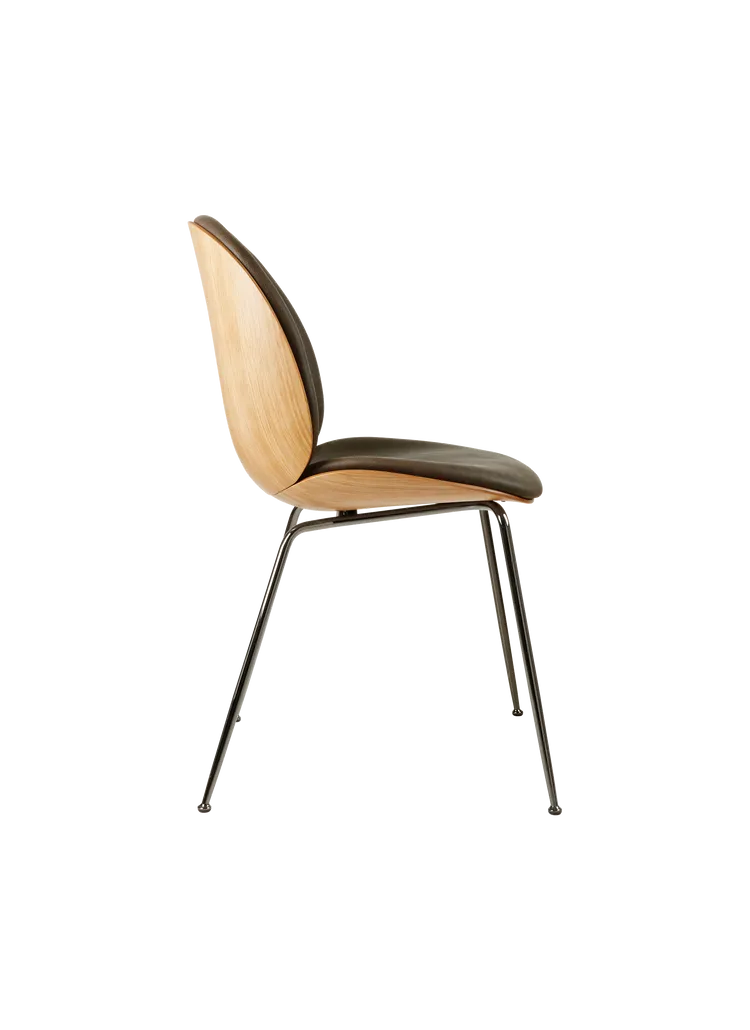CHAISE DE SALLE À MANGER EN PLACAGE BEETLE