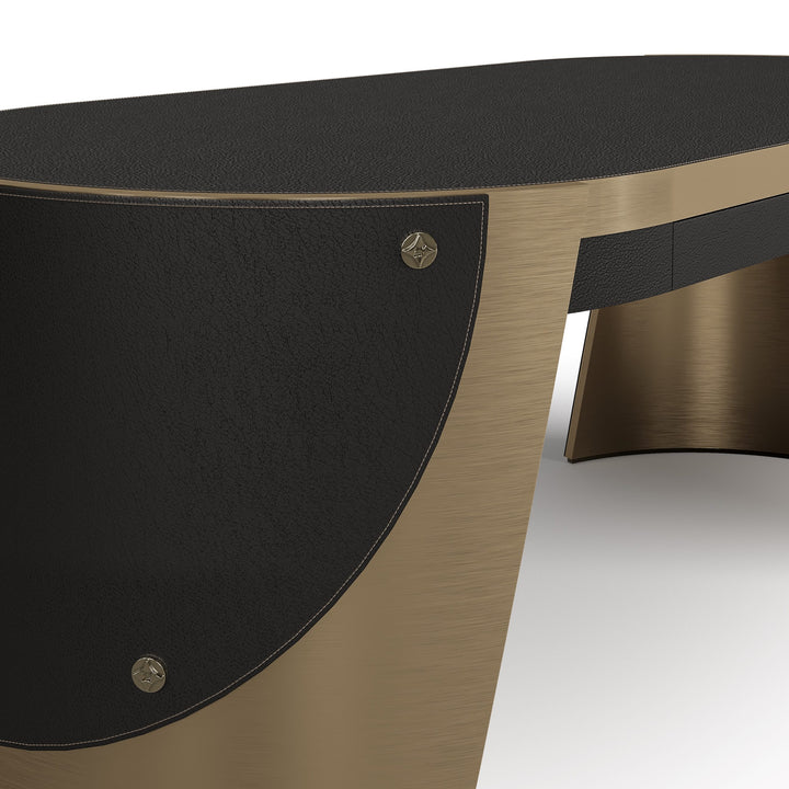 TABLE BUREAU MARRON GD 