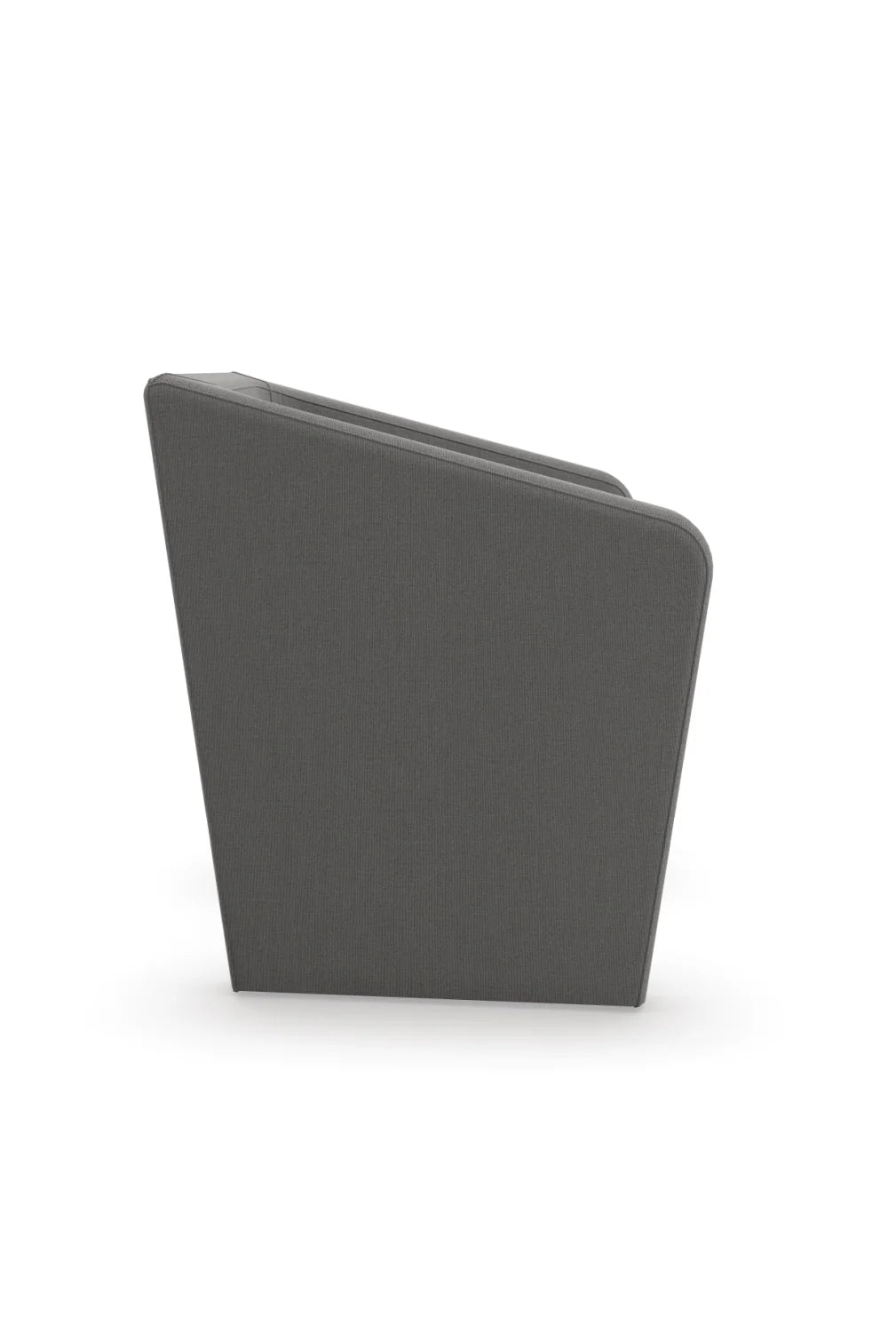 Gray Linen Occasional Chair