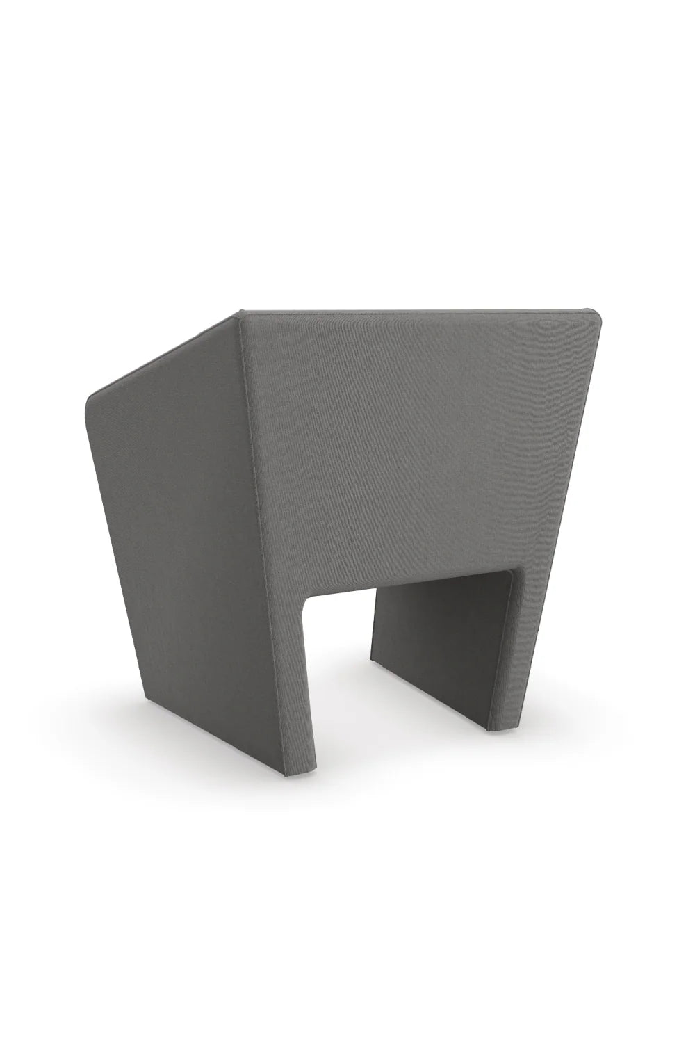 Gray Linen Occasional Chair