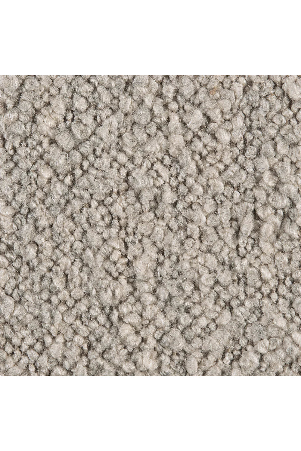 Gray Boucle Modern Accent Chair