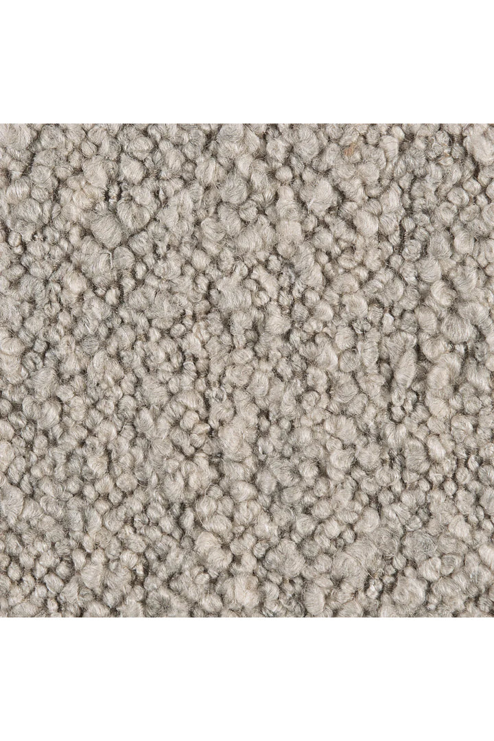 Gray Boucle Modern Accent Chair