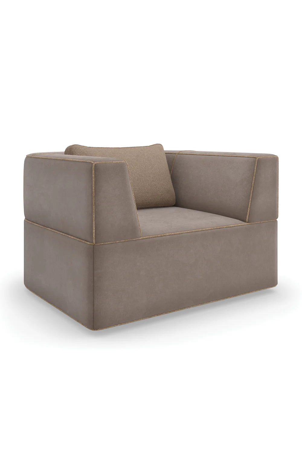 Warm Gray Lounge Chair