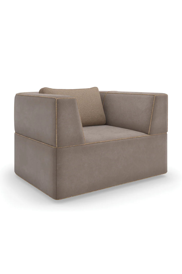 Warm Gray Lounge Chair