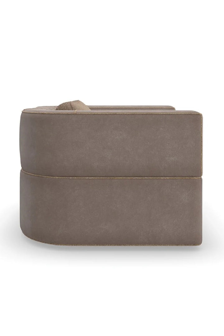 Warm Gray Lounge Chair