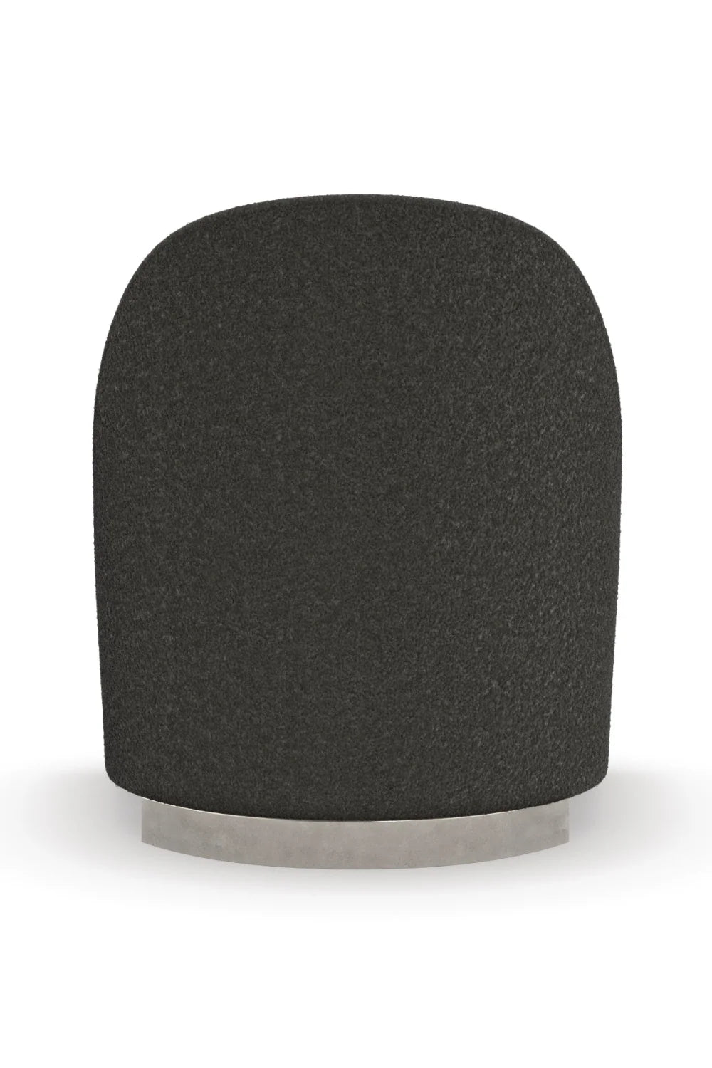 Gray Shearling Lounge Chair