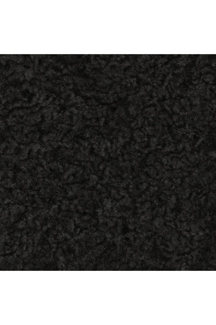 Gray Shearling Lounge Chair