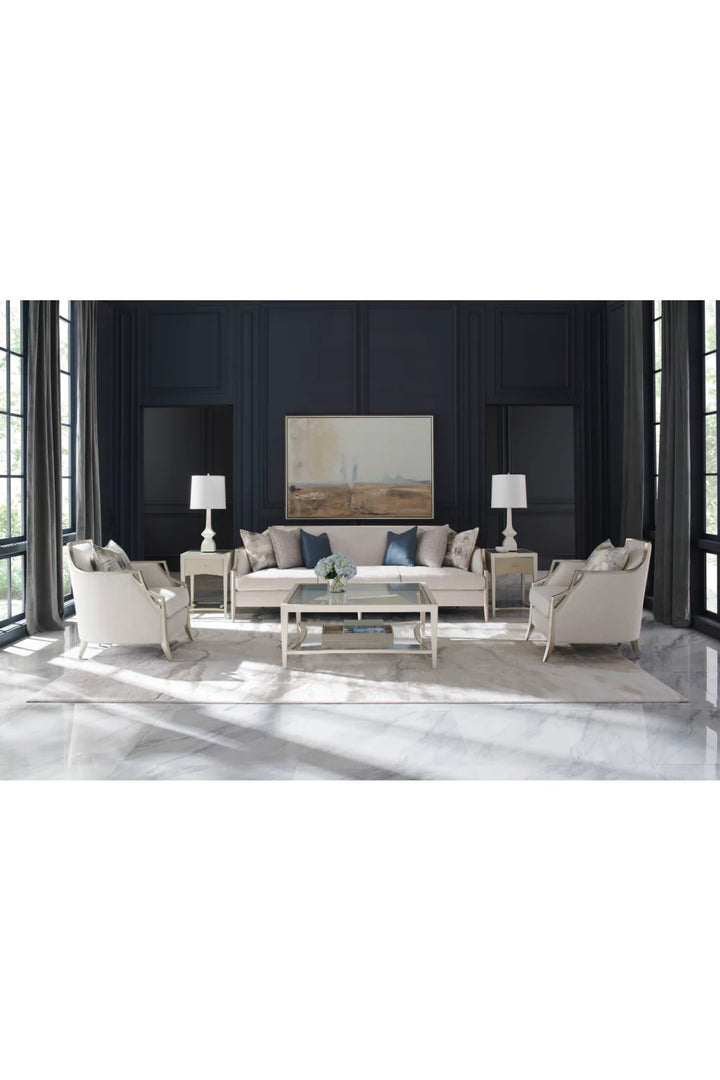 Sloping Arm Lounge Chair