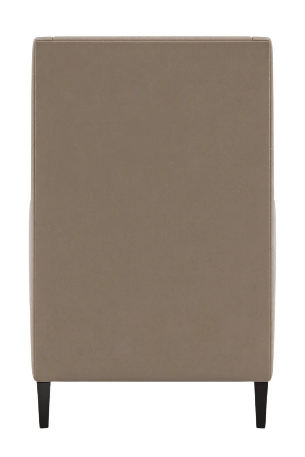 Brown Velvet Lounge Chair