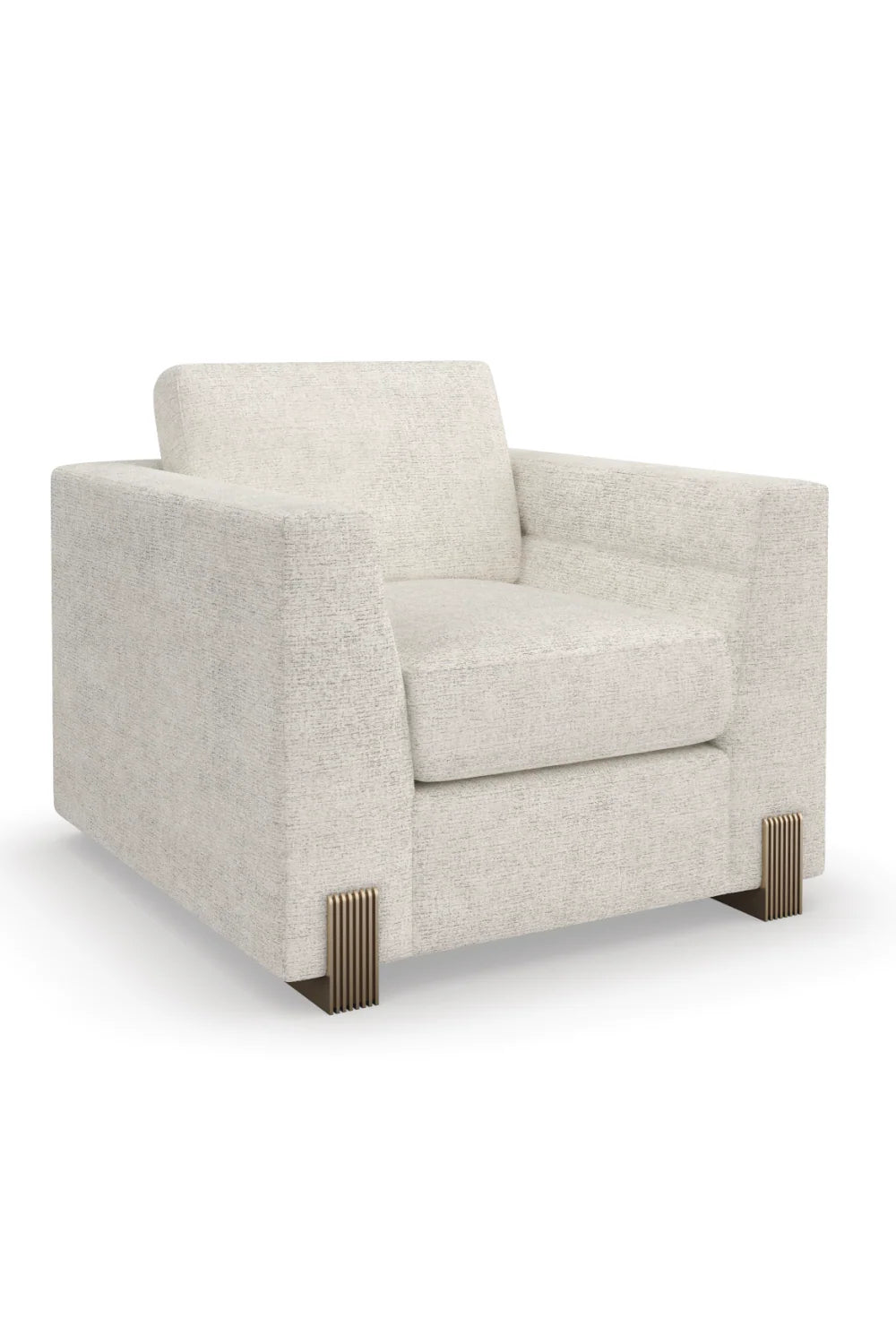 Woven Fabric Lounge Chair