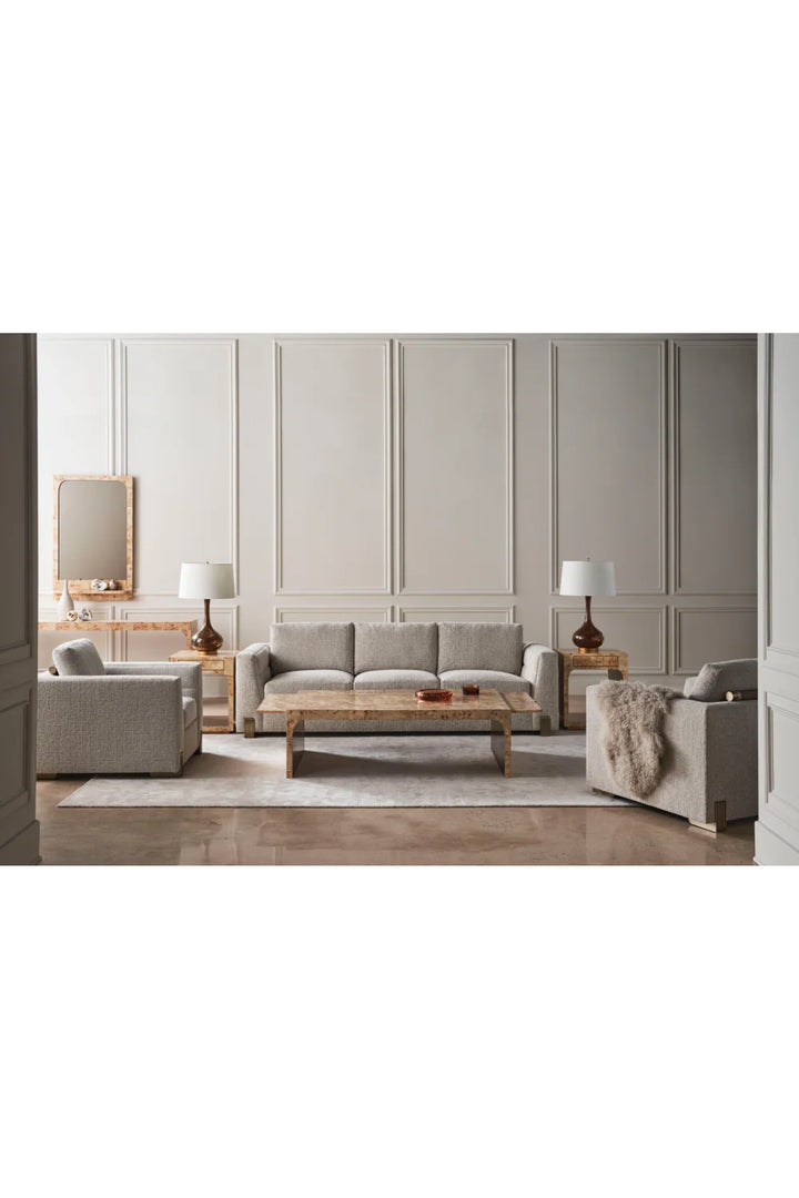 Woven Fabric Lounge Chair