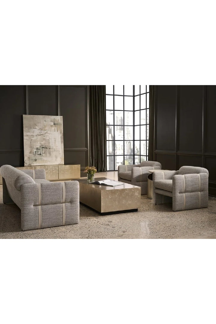 Taupe Lounge Armchair