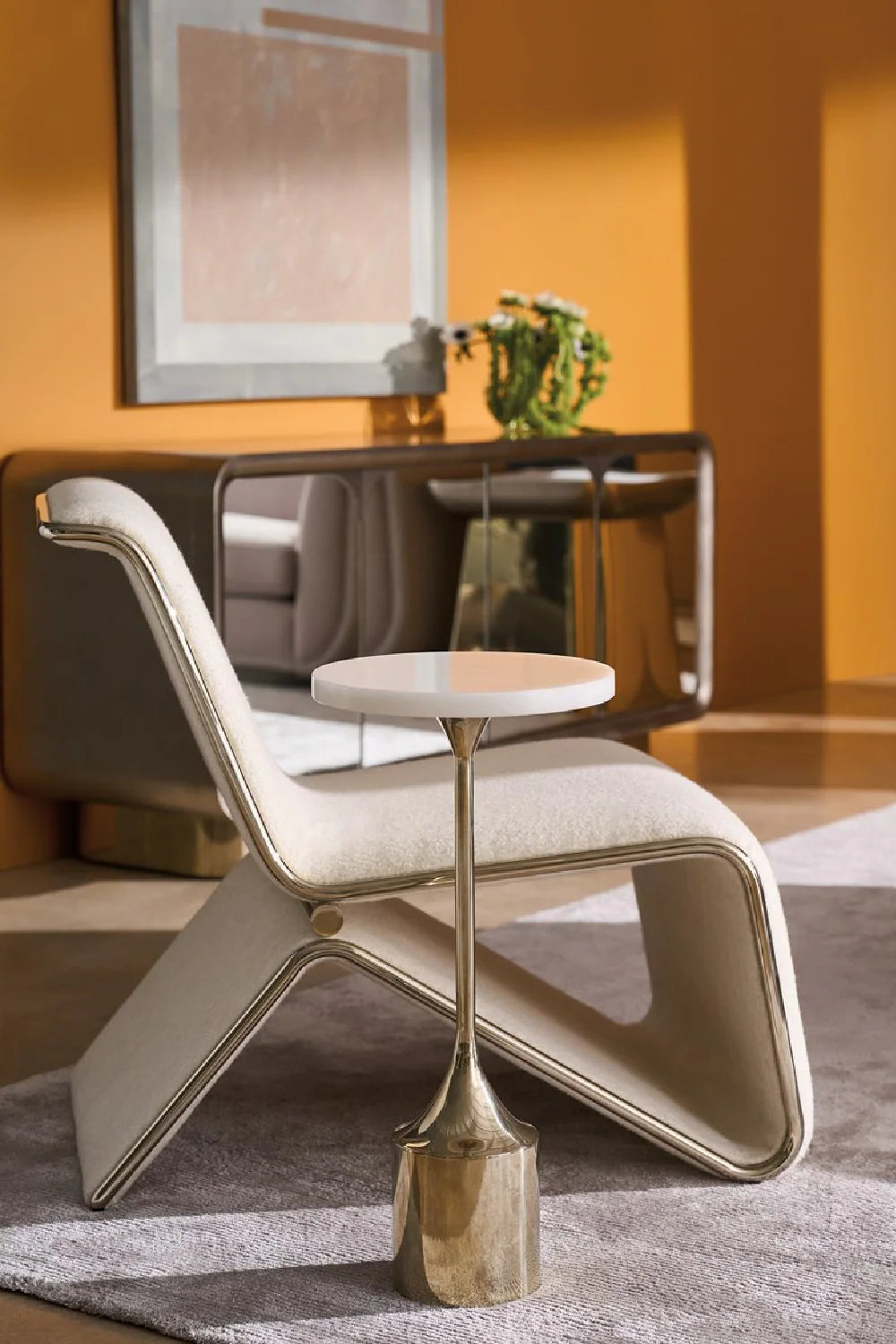 Modern Sculptural Lounge Chair