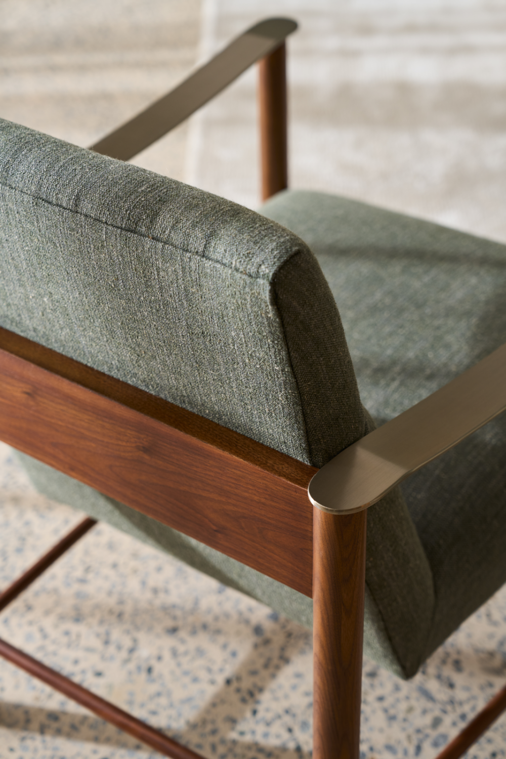 Eucalyptus Linen Accent Chair