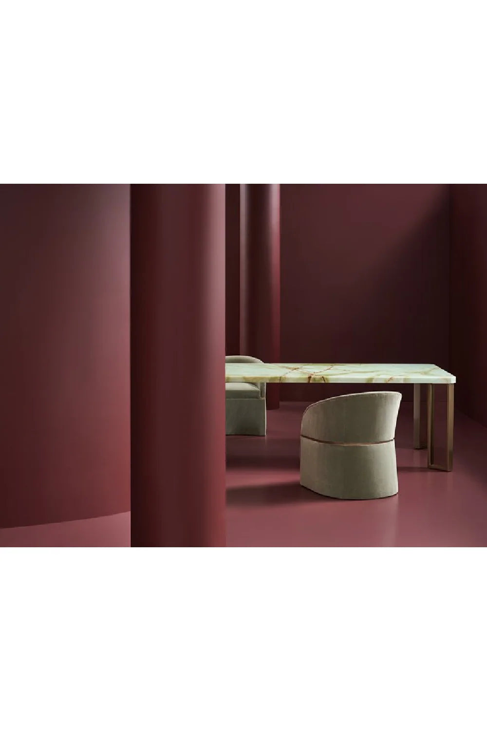 Green Velvet Accent Chair