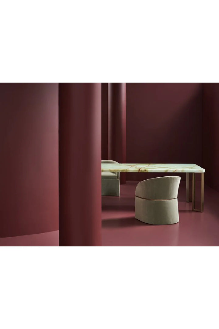 Green Velvet Accent Chair