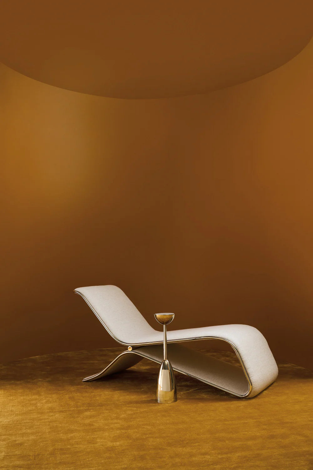 Modern Sculptural Chaise