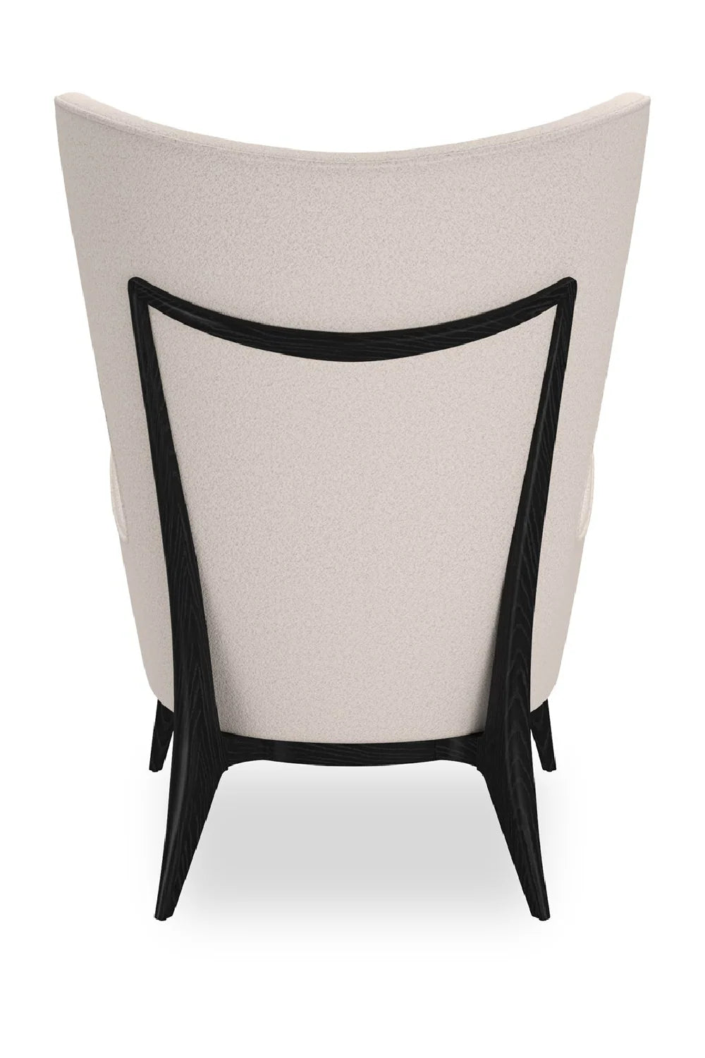 White Modern Wing Lounge Chair