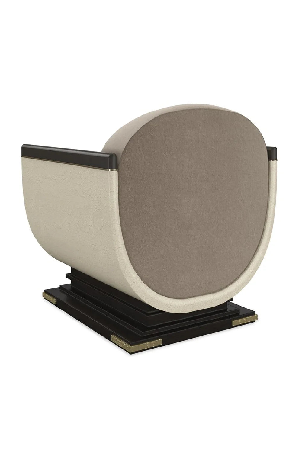 Scooped Frame Accent Chair