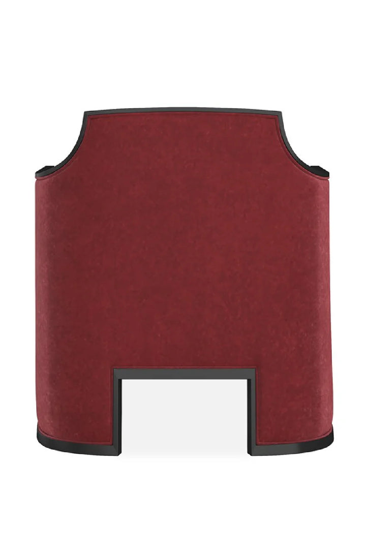 Velvet Angular Lounge Chair