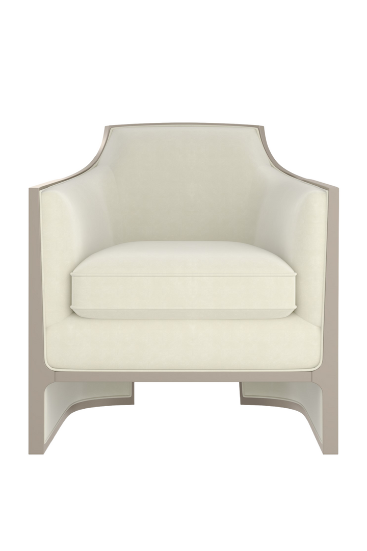 Velvet Upholstered Lounge Chair