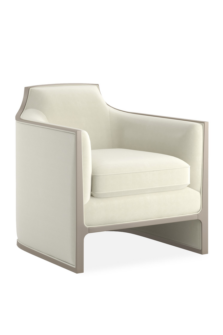 Velvet Upholstered Lounge Chair