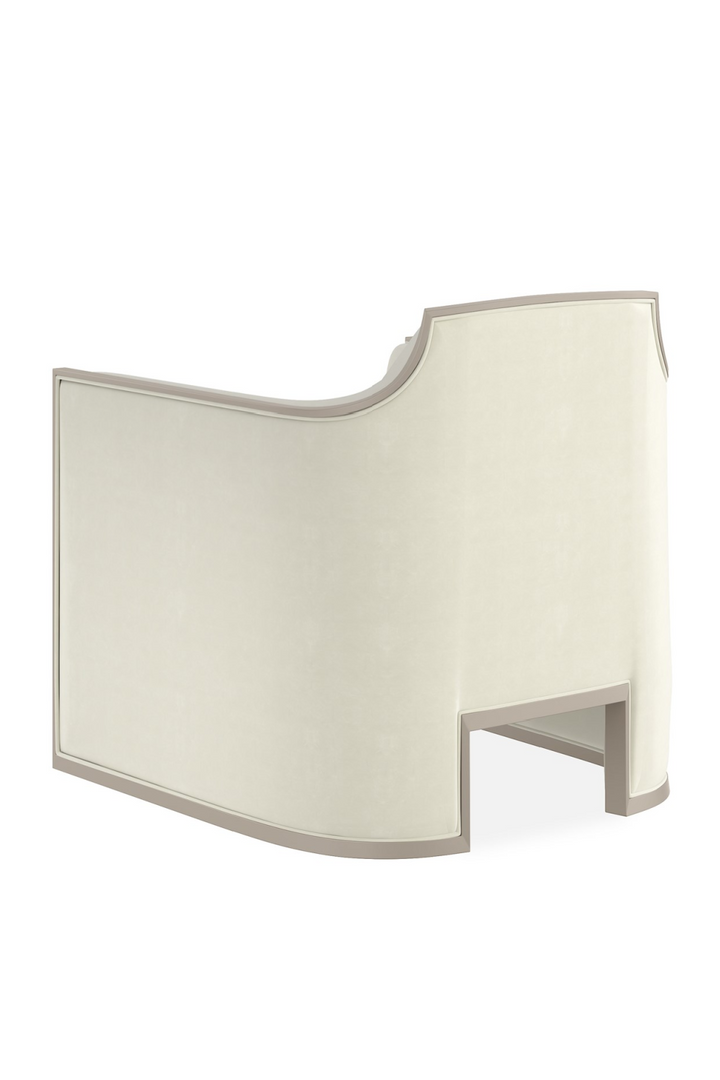 Velvet Upholstered Lounge Chair