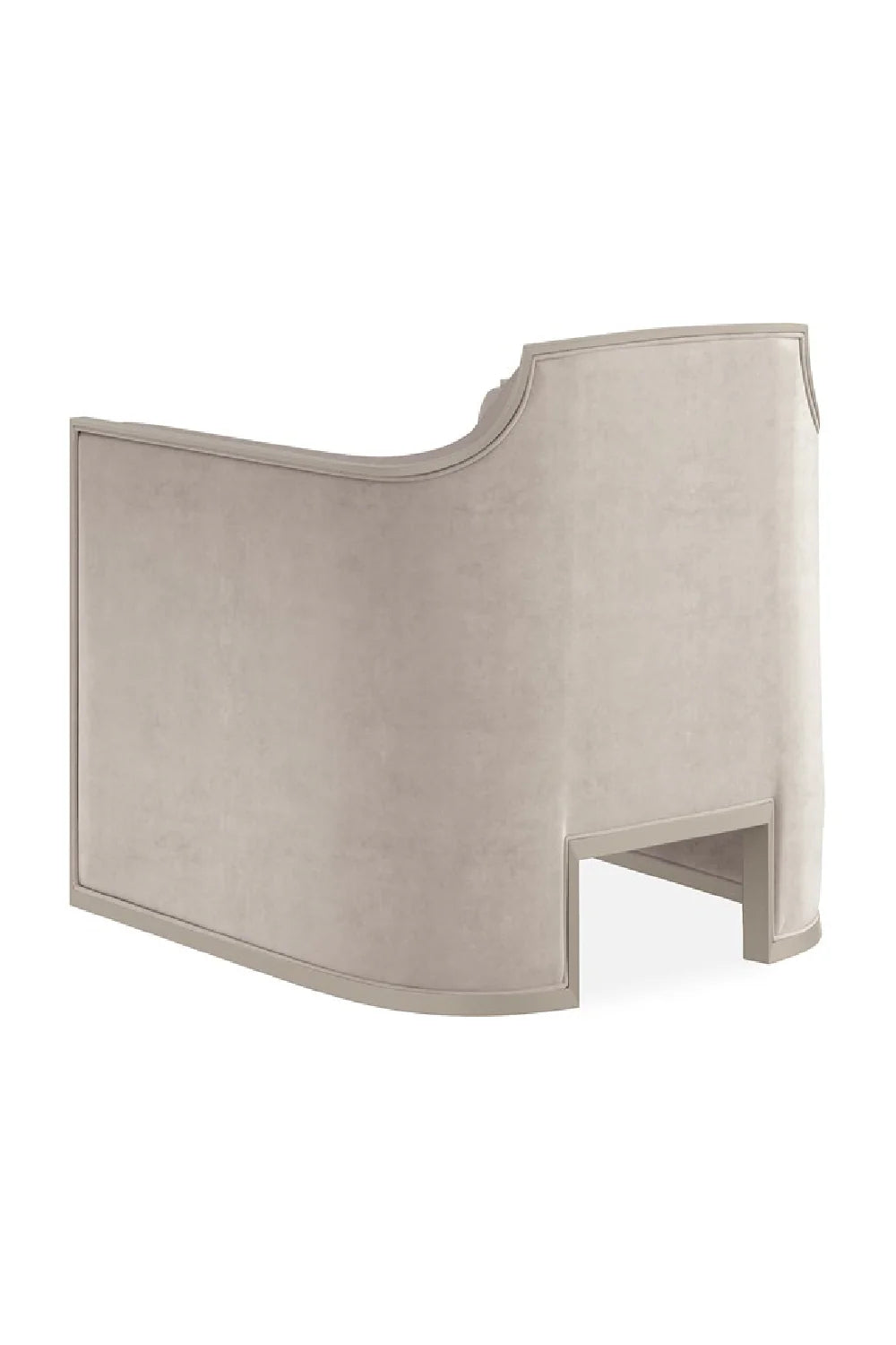 Velvet Angular Lounge Chair