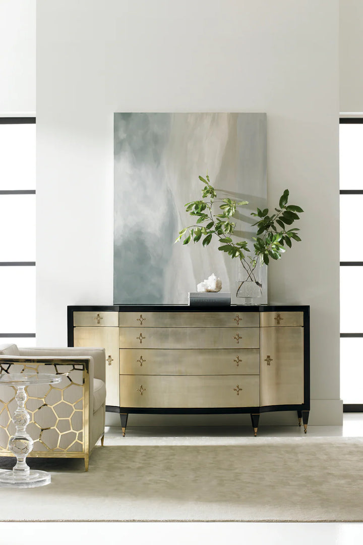 Off-White Linen Accent Chair