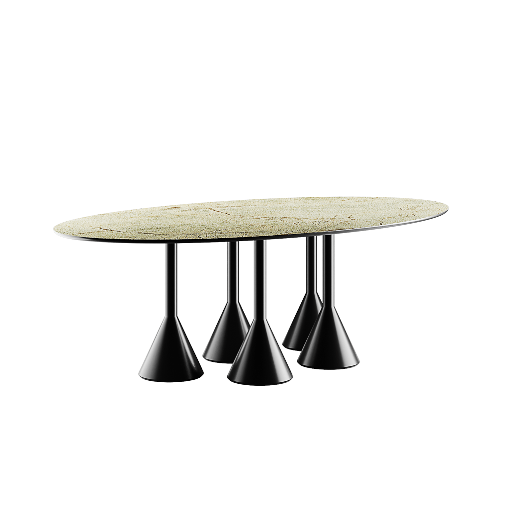 MESA DE COMEDOR OVALADA SOLEIL