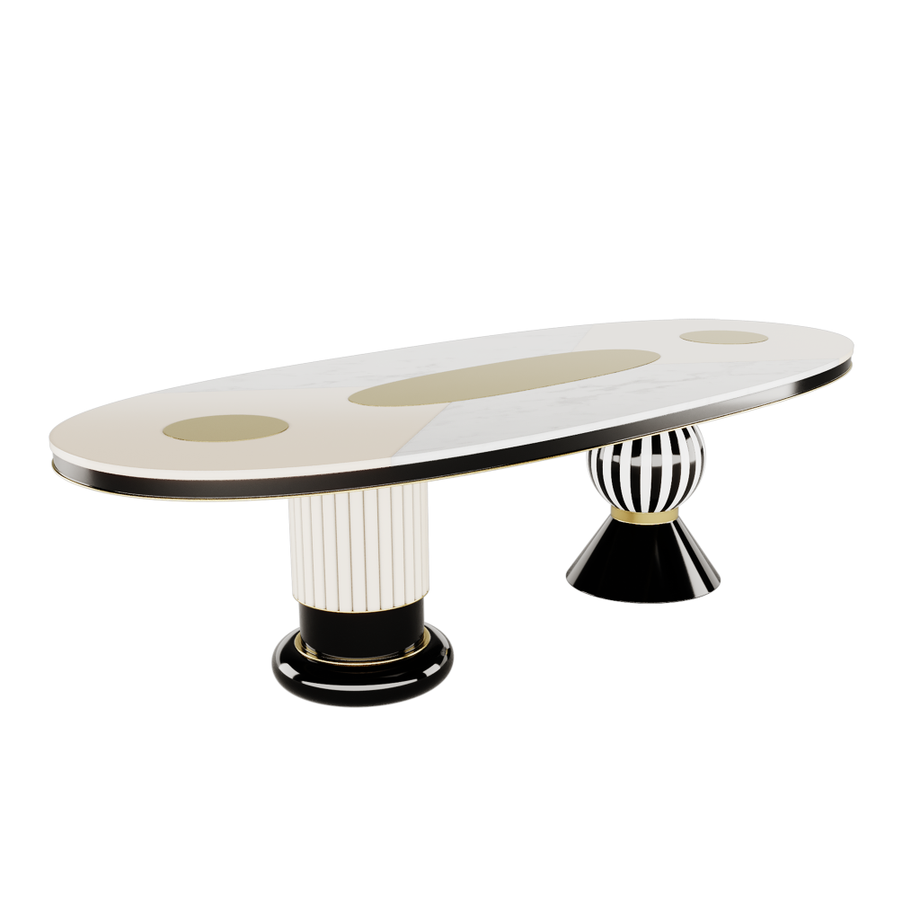 MESA DE COMEDOR FUCSIA