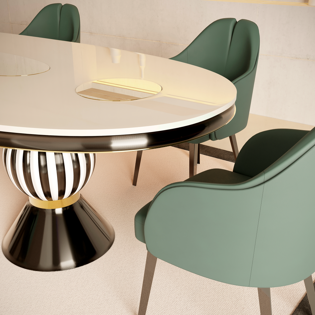 MESA DE COMEDOR FUCSIA