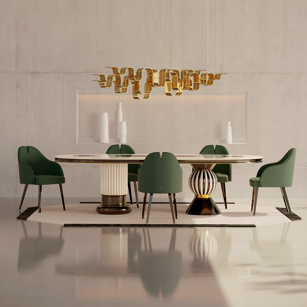 MESA DE COMEDOR FUCSIA