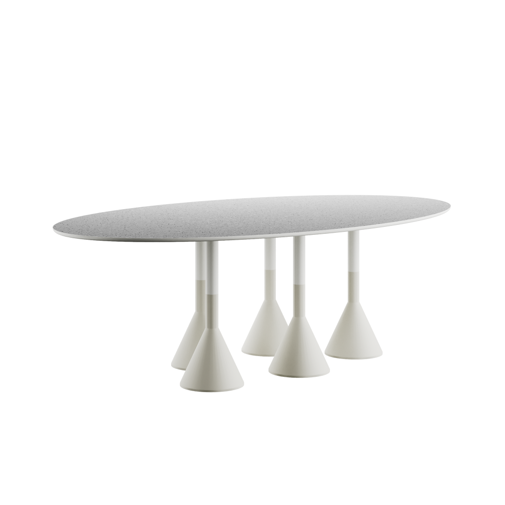 MESA DE COMEDOR OVALADA SOLEIL