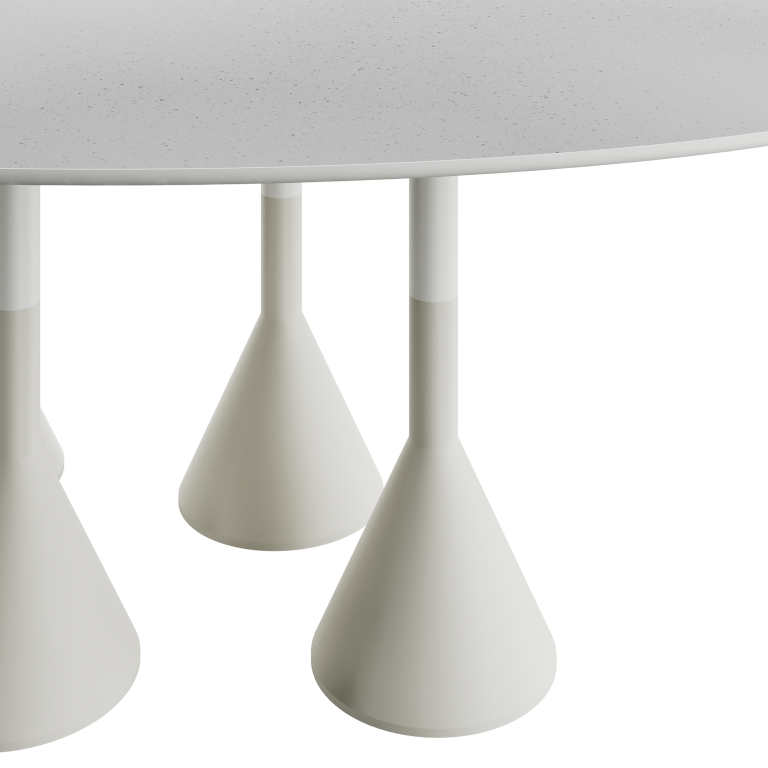MESA DE COMEDOR OVALADA SOLEIL
