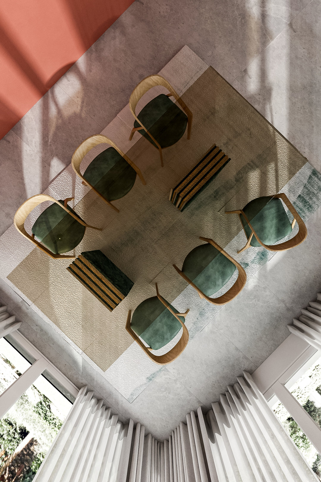 RIBBED+ DINING TABLE