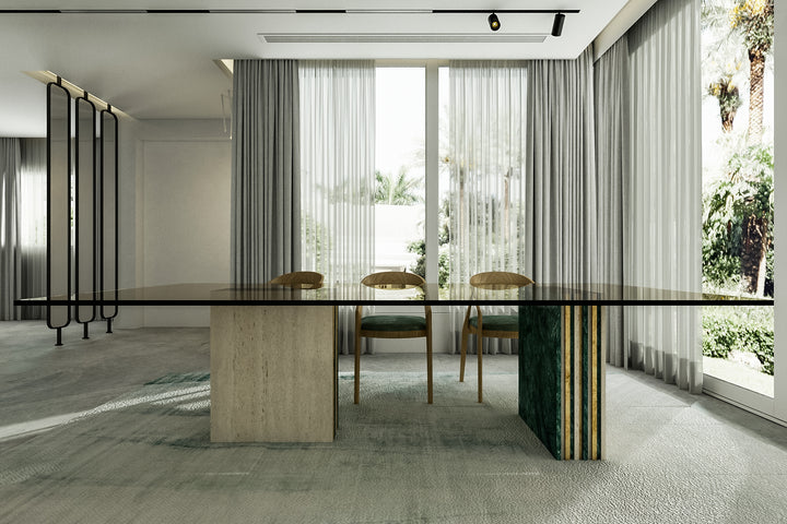 RIBBED+ DINING TABLE