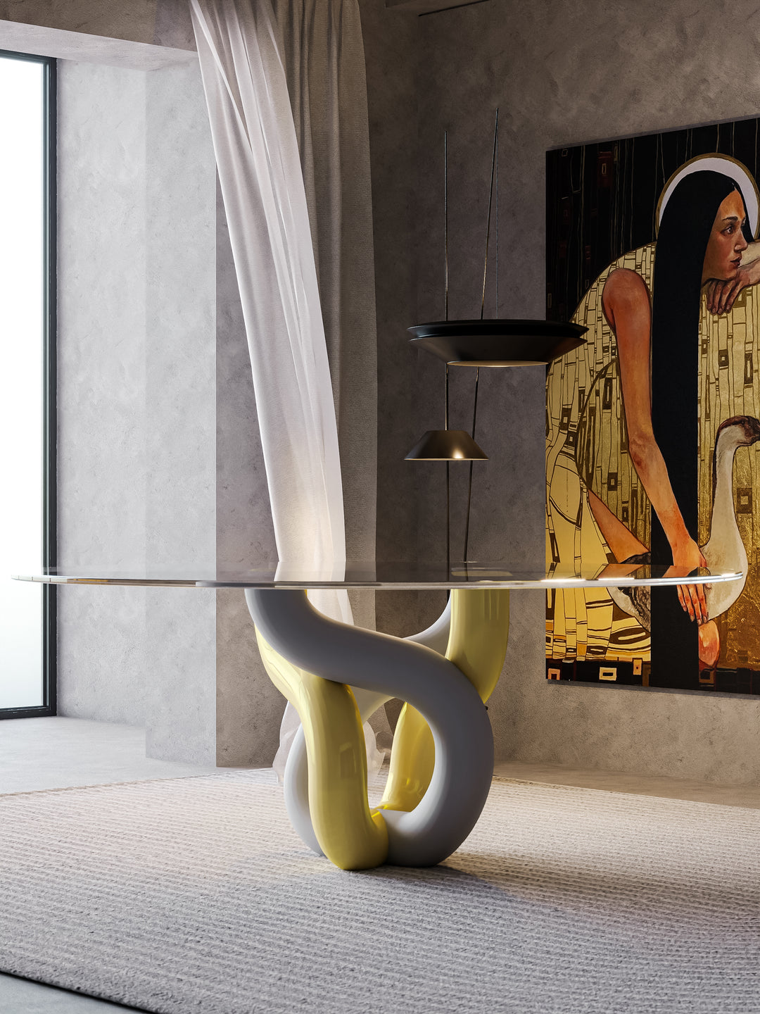 HEXAPUS  DINING TABLE